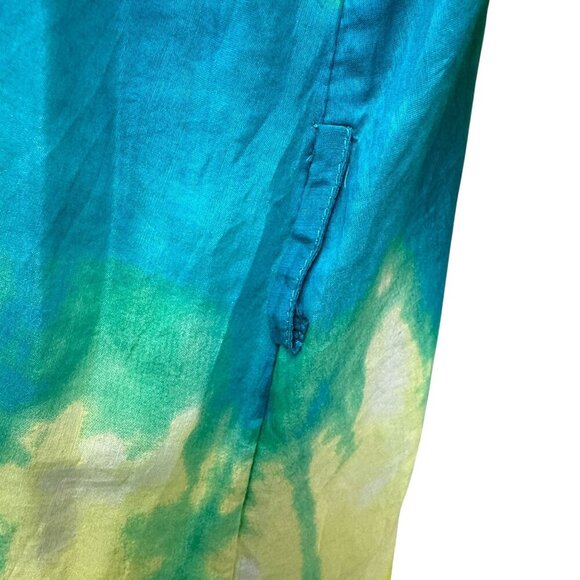 Calypso St. Barts x Target Kimono Swim Coverup M/L Silk Cotton Top No Belt - Picture 9 of 9